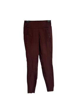 Athleta Headlands Hybrid Trek Tight in‎ Antique Burgundy Size 6